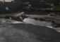 Flooding Caused by Tropical Storm Lane Damages Roads in Hawaii