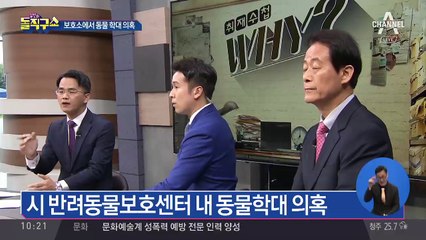‘열사병 걸린 유기견’ 냉동고에?