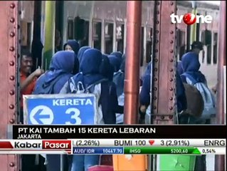 PT KAI Tambah 15 Kereta Mudik Lebaran 2015