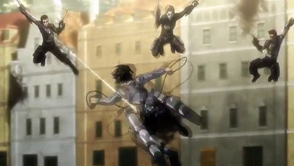 Attack on Titan Season 3  - Levi and Kenny Chase!