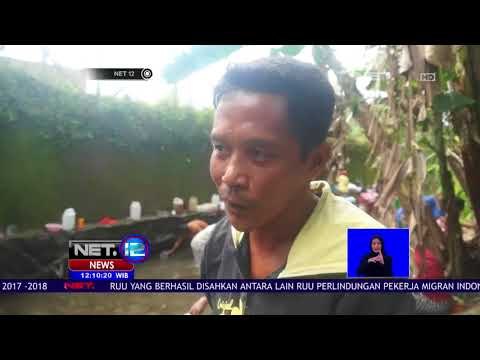 Warga Maluku Berbondong-Bondong Mengambil Tumpahan Minyak Di Sungai-NET12