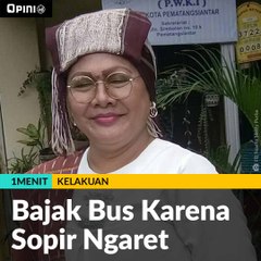 #1MENIT | Bajak Bus Karena Sopir Ngaret