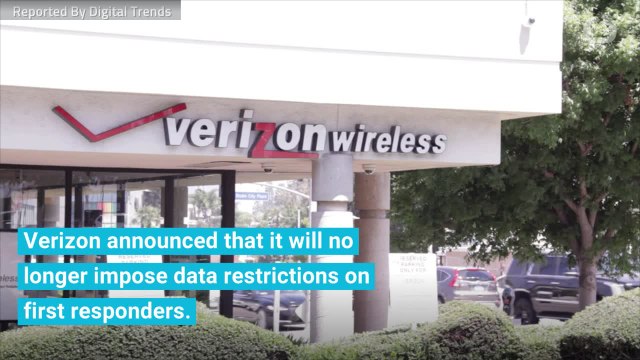 Verizon Pledges No More Throttling First Responders’ Data
