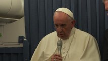 Pope says parents of gay children shouldn't condemn them