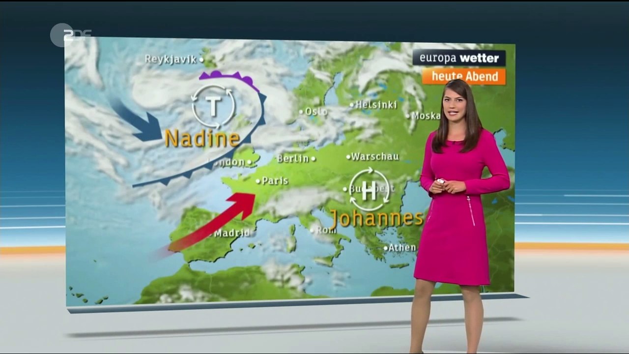 Christa Stipp - ZDF Wetter 06.08.2018