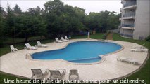 Une heure de pluie de piscine sonne pour se détendre, apaiser, dormir, se concentrer, étudier, la pluie qui tombe, tonnerre, piscine, douches, nature bruit blanc, haute qualité sonore