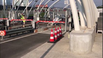 Avrasya Tüneli girişinde trafik kazası - İSTANBUL