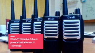 D'Call Walkie Talkie Supplier Malaysia : Octogen Resources - Premium Walkie Talkie Supplier
