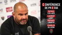 Conférence de presse d'après-match J1 Toulon-Racing