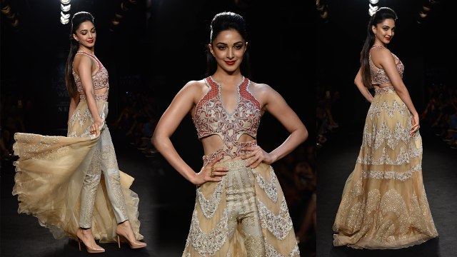 Lakme Fashion Week: Kiara Advani looks beautiful in her Indo-Western look | Boldsky
