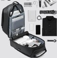Large Capacity Anti-theft Mens Business Bag Black Laptop Backpack