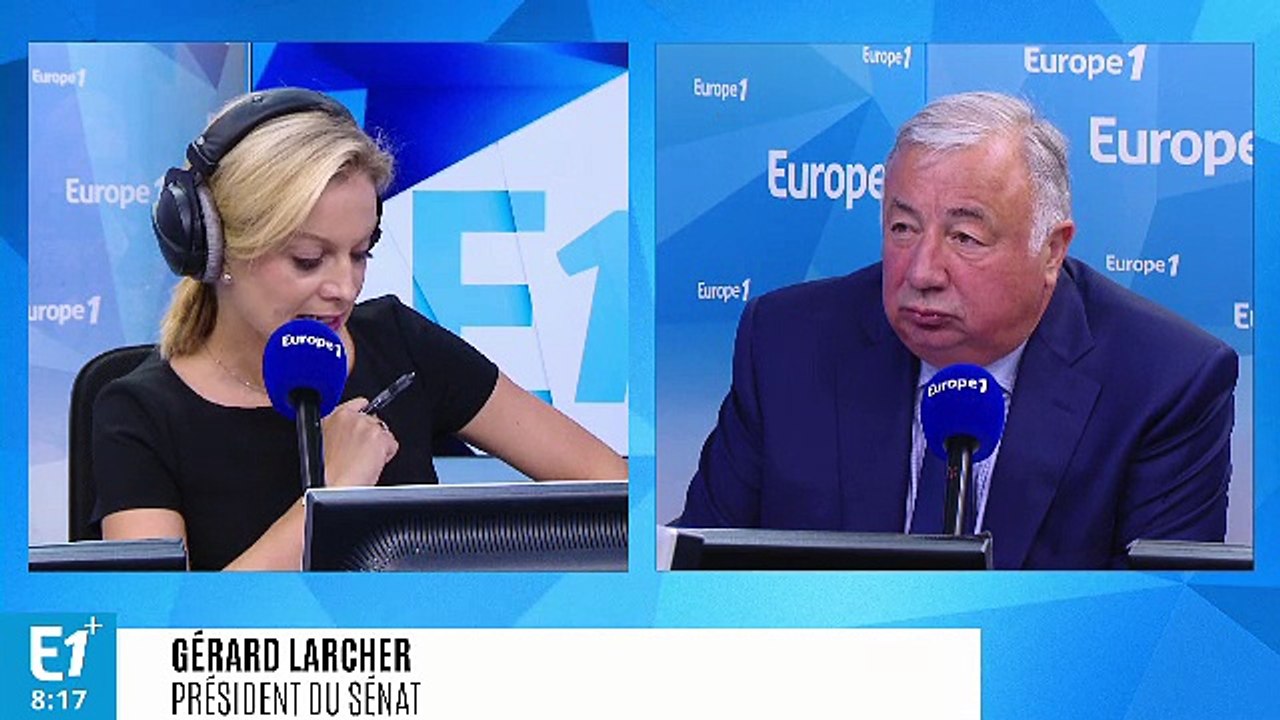 Gérard Larcher : "La conséquence de l'affaire Benalla c'est la fin du mythe du monde nouveau"