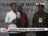 Presiden Jokowi Resmikan Jaringan Internet di Manokwari