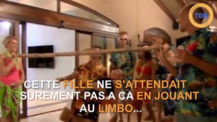 Cette femme ne s'attendait sûrement pas à ça en jouant au limbo !