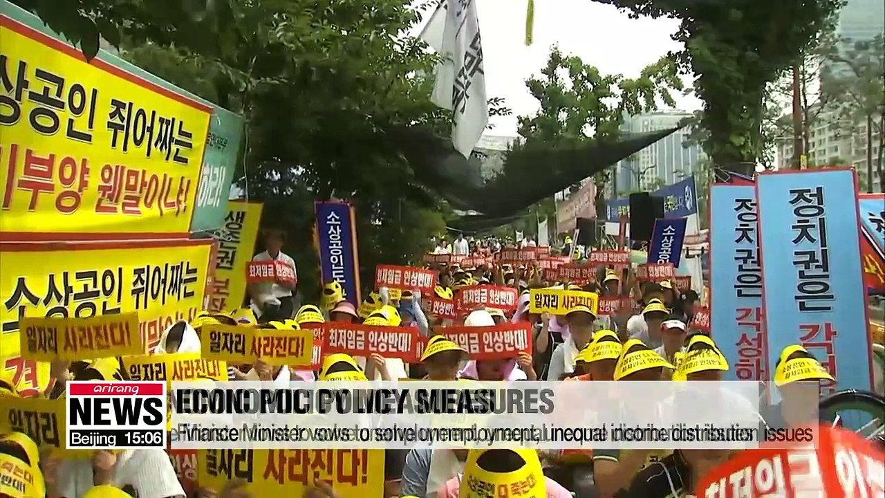 Finance Minister vows to solve unemployment, unequal income distribution issues