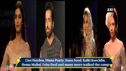 B-town celebs dazzle the ramp at LFW 2018