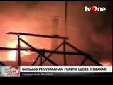 Gudang Penyimpan Plastik di Tangerang Hangus Dilalap Si Jago Merah