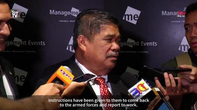 Military escorts of Hishammuddin recalled by Defence Ministry