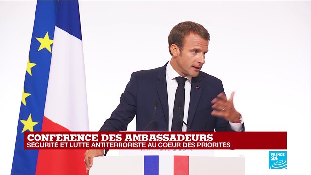 REPLAY : Emmanuel Macron s''exprime devant les ambassadeurs