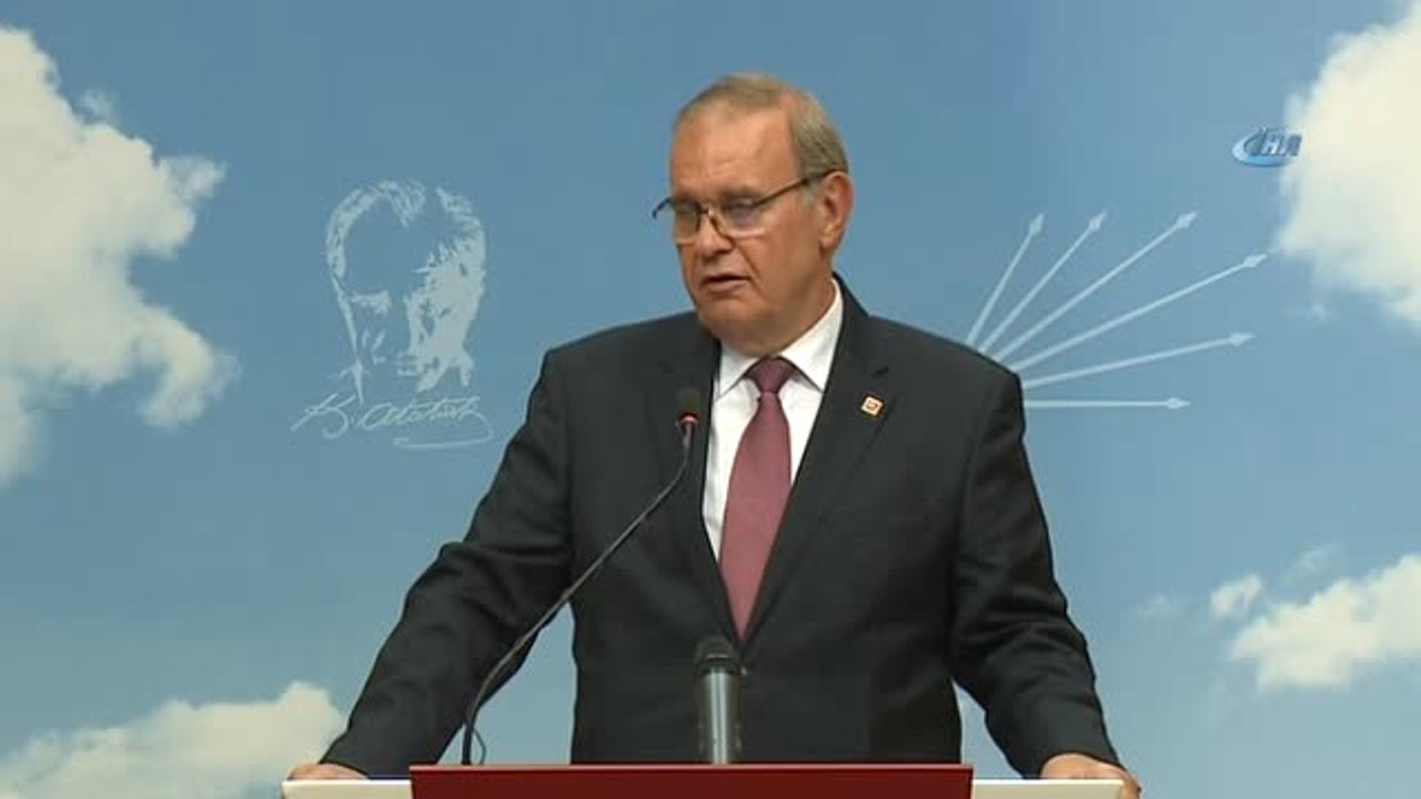 CHP Sözcüsü Faik Öztrak: "Herkesi Terör Örgütüyle Suçlamak Yanlış Bir Yaklaşımdır"