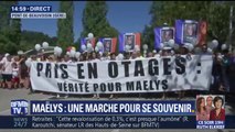 La marche blanche en hommage à Maëlys a débuté  à Pont-de-Beauvoisin, en Isère