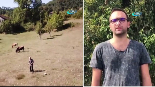 Hayatında İlk Defa Drone Gören Adamın Tepkisi Sosyal Medyayı Salladı