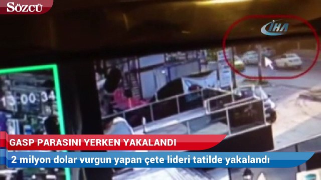 Gasp parasını yerken yakalandı