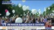 Hommage à Maëlys: des ballons blancs ont été lâchés au cours de la marche en mémoire de la petite fille