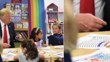 Trump Mocked For Coloring American Flag Incorrectly