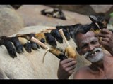 GOAT LEG SOUP / Prepared by my DADDY Arumugam / Village food factory