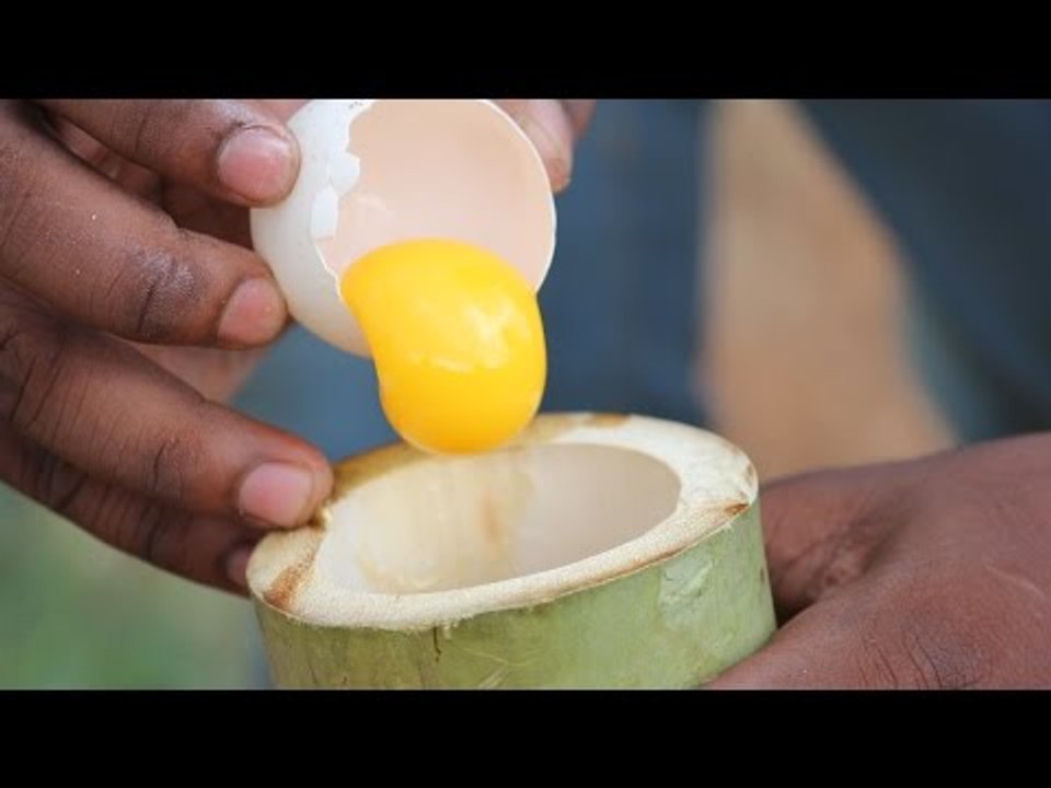 Bamboo Omelette Prepared by my Daddy / World's...