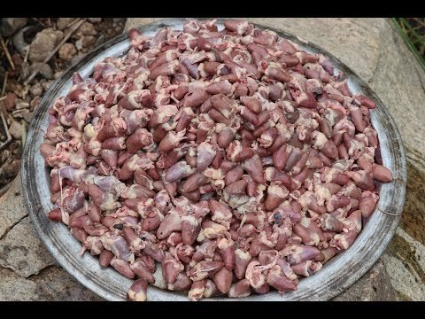 1000 CHICKEN HEARTS Prepared by My DADDY ARUMUGAM / Village food factory