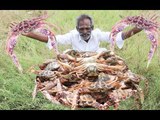 Yummy Pepper BIG CRAB Prepared by my DADDY Arumugam / Village food factory