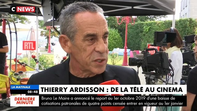 Thierry Ardisson Michel Drucker se met la rate au court-bouillon parce qu'il a peur de ne pas avoir d'émission à la rentrée, je ne comprends pas