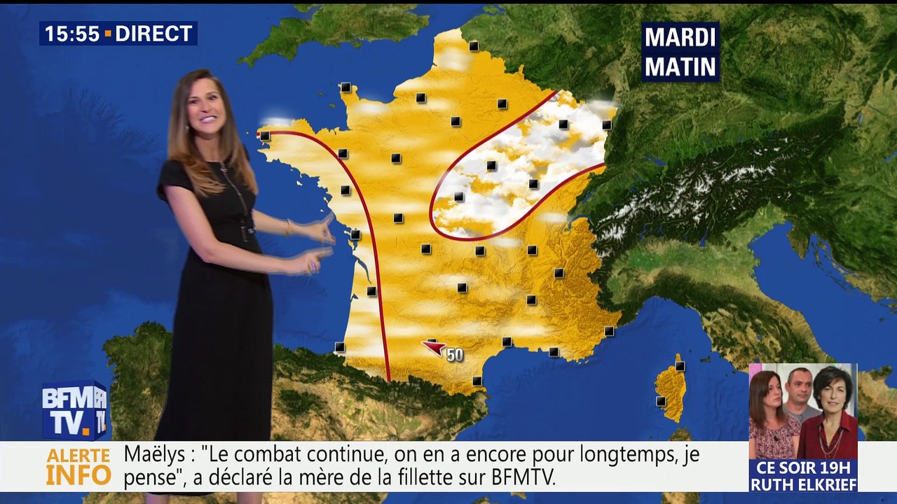 La météo pour ce mardi 28 août 2018