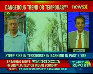 Download Video: Steep rise in terrorists in Kashmir in past 2 years; J&K DGP SP Vaid speaks exclusively to NewsX