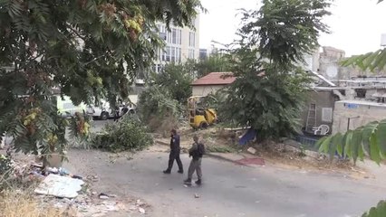 İsrail Polisi Filistinlilerin Arazisini Ele Geçirmeye Çalıştı