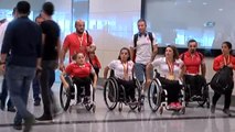 Avrupa Rekoru Kırarak Şampiyon Olan Engelli Sporcular Yurda Döndü