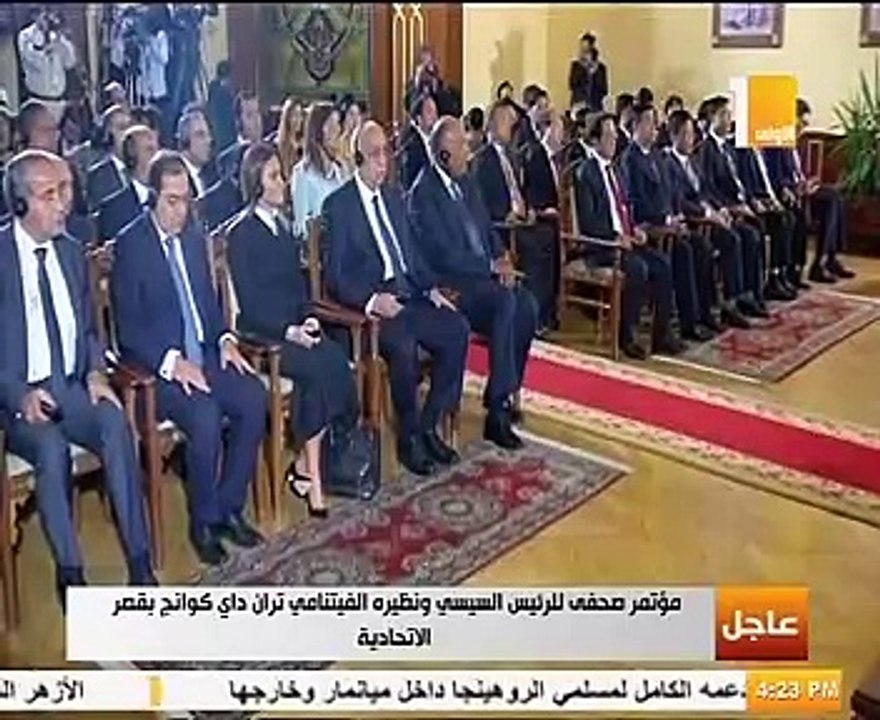 السيسي: ناقشت مع رئيس فيتنام تعزيز العلاقات السياسية والتجارية والعسكرية