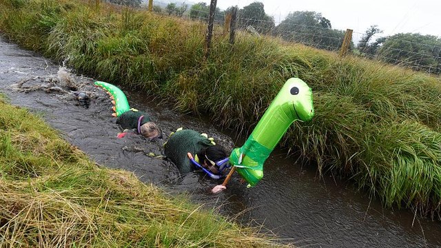 Watch: Battling the bogs at World Bog Snorkeling Championships
