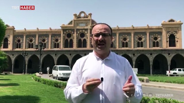 TRT Haber ekibi, Medine Tren İstasyonu'nu görüntüledi