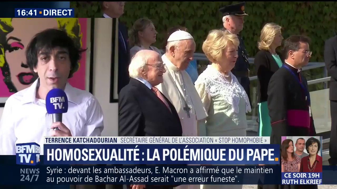 Pour l'association "Stop Homophobie", les propos du Pape sont inappropriés, inadéquates et dangereux