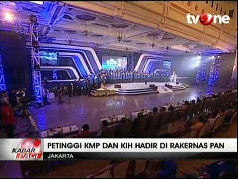Pimpinan KIH dan KMP Hadir di Rakernas PAN
