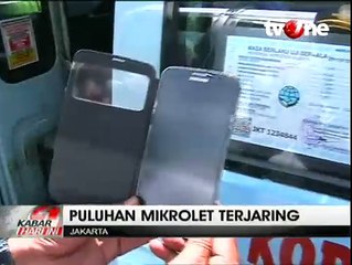 Razia Angkot di Jakarta Diwarnai Aksi Perlawanan