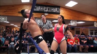 Sonya Strong vs. Anthony Gangone - Limitless Wrestling -Under Fire- Intergender Match