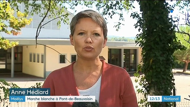 Affaire Maëlys : marche blanche à Pont-de-Beauvoisin
