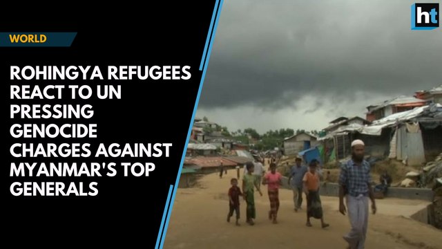 Rohingya refugees react to UN pressing genocide charges against Myanmar's top generals