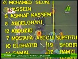 الشوط الاول مباراة مصر و المغرب 1-0 نصف نهائي كاس افريقيا 1986