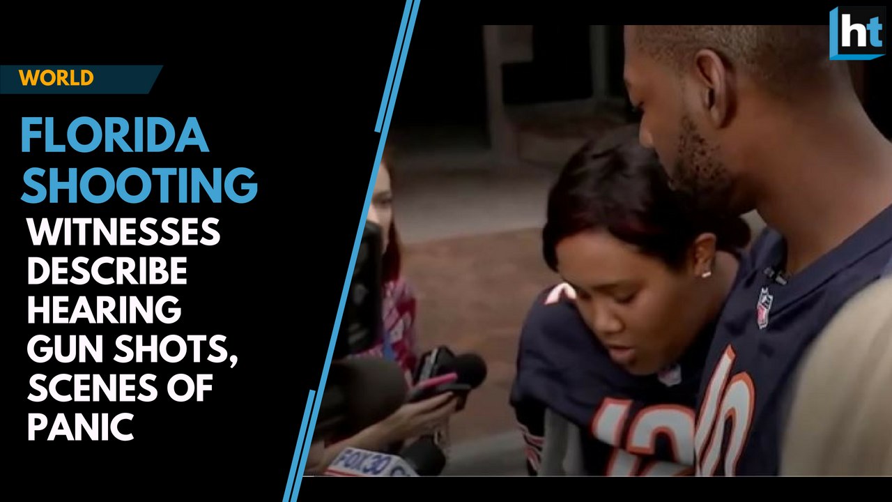 Florida shooting witnesses describe hearing gun shots and scenes of panic