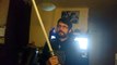 Was this #lightsaber worth the $752 a Star Wars fan paid for it? Wait till you see what it can do!